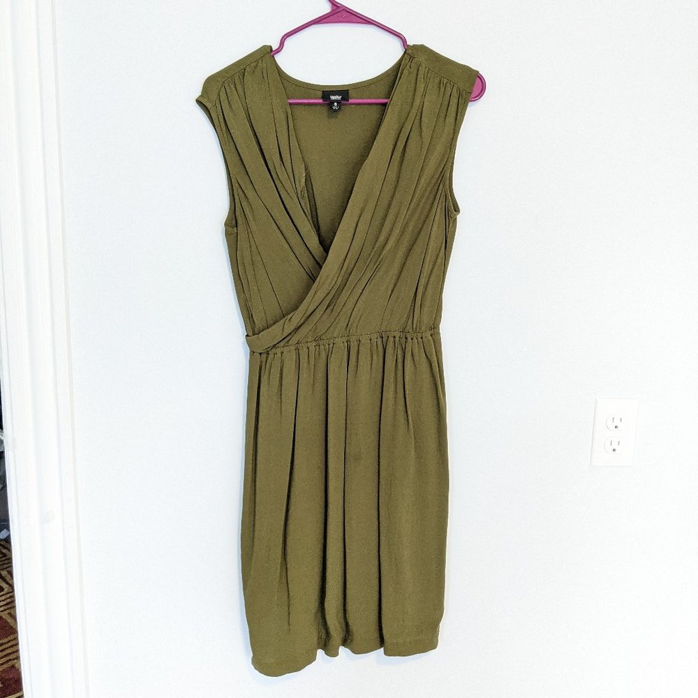 Olive Green Sheath Dress